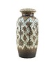 wazony Wazon ceramiczny Scheurich z reliefowym dekorem roślinnym,, Niemcy, lata 70.