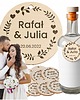 Ślub - inne Zawieszka etykieta Z GRAWEREM na butelkę Alkohol Wino Wódkę na ślub wesele