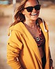 bluza z kapturem damska Bluza rozpinana LUZAK musztardowy