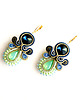 kolczyki soutache Sutaszowe kolczyki BRAGA
