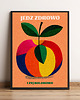 plakaty Plakat vegan zdrowie kuchnia jabłko 30x40
