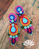 kolczyki soutache Kolorowe kolczyki sutasz
