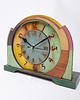 zegary Zegarek drewniany kominkowy w stylu vintage