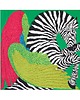 apaszki SZAL SZALIK jedwab Apaszka jedwabna ZEBRA ZIELONA