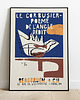 grafiki i ilustracje Le Corbusier plakat wystawowy