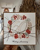 kartki scrapbooking Ręcznie robiona kartka życzenia z okazji 60. rocznicy ślubu