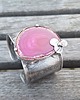 bransoletki wire wrapping Pink -  bransoletka regulowana