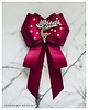 broszki Brosza  / Krawat w kolorze burgund  z Reniferem Exclusive