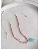 chokery Różowy naszyjnik choker z Howlitem