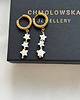 kolczyki pozłacane Kolczyki pozłacane  Gwiazdka