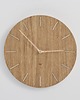 zegary Nowoczesny drewniany zegar ścienny