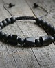 biżuteria męska NEW! męska bransoletka :: black coral & lava S/M