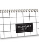 kalendarze i plannery Kalendarz 2027 biurkowy MINIMAL KRATKA wolnostojący
