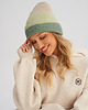 czapki damskie Pastelowa czapka zimowa zielona