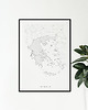 plakaty Plakat Grecja - mapa Grecji