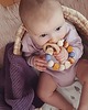 gryzaki i śliniaki dla dzieci Drewniana grzechotka snsoryczna dla niemowlaka prezent na baby shower