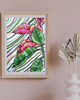grafiki i ilustracje Rysunek kolorowe flamastry Bananowiec oryginalny 20x30 cm