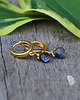 kolczyki z kamieniami Kolczyki Sapphire summer
