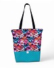 torby na ramię Torba shopper na zakupy wodoodporna shopperka torba na ramię kwiaty