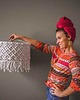 lampy wiszące Żyrandol Diamond Chandelier Szary
