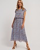 sukienki maxi damskie IBIS - szyfonowa sukienka we wzory