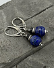 kolczyki z kamieniami Kolczyki Lapis lazuli i szafir