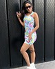 sukienki mini damskie Dr.Crow Sukienka Slim Fashion Summer
