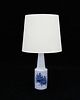 lampy stołowe Lampka nocna biała, duński design, lata 60, producent: Fog & M