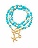 chokery Klasyczny chalcedon cytryn