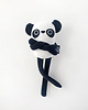 misie i maskotki Panda Wielka - maskotka z książeczką