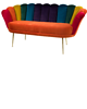 sofy i szezlongi Sofa Joker Dwuosobowa Tapicerowany   LUX-4