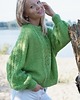 swetry damskie  Sweter Tulip w intensywnej zieleni