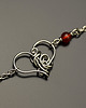 bransoletki wire wrapping Bransoletka serce karneol wire wrapping