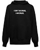 bluza z kapturem damska I DON'T DO DRUGS, I AM DRUGS BŁĘKITNA dla Pani Ani