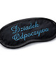 opaski na oczy OPASKA Czarna bawełniana haftowana - Dziadek odpoczywa PREZENT