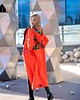 bluza z kapturem damska Mega długa bluza Fiesta