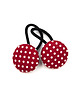 ozdoby do włosów dla dzieci Gumeczki do włosów czerwone w kropki Dottie Red
