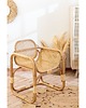 fotele Fotel Bambusowy z Plecionką Wiedeńską Kongo Natural