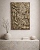 obrazy Przestrzenny obraz złocony wykonany ręcznie z gliny papierowej