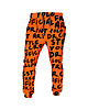 spodnie męskie DR.CROW Spodnie Fullprint DrCrow Orange