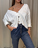 swetry damskie  Sweter wiskozowy Bianco