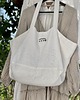torby na ramię Lniana torba typu shopper