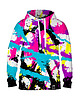 bluzy męskie Męska Bluza z kapturem DR.CROW Psychodelic G