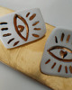 kolczyki ceramiczne Kolczyki ceramiczne  "oko"