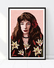grafiki i ilustracje Kate Bush inspiration A3 plakat ilustracja