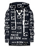 bluzy dla chłopców Bluza Chłopiec DR.CROW Logo Czarna