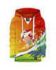 bluzy dla dziewczynki Bluza Dziewczynka DR.CROW Santa Claus Surfing