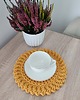 podkładki do kuchni Podkładka szydełkowa boho ze sznurka 26cm