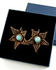 kolczyki wire wrapping Kolczyki z jadeitem