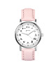 zegarki damskie Zegarek  mały - Kanji - skórzany, pudrowy róż